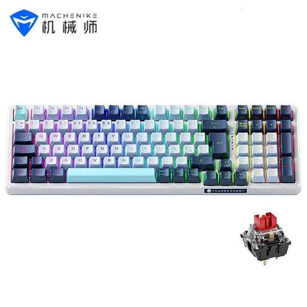 THUNDEROBOT K98 Wired Mechanical RGB 98% Compact TKL Layout Hot-Swappable Gaming Keyboard For Laptop PC Gamer F108 S260430