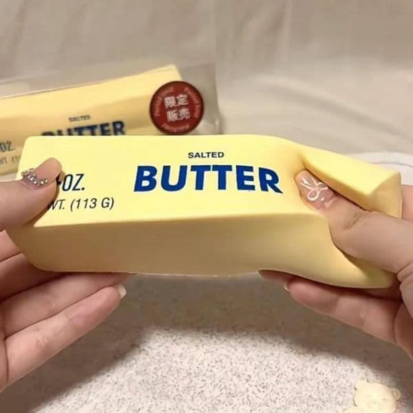 Antistress Butter Squishy Fidget Toys Squishy Elastic Cheese Stick Funny Decompression Stress Relief Games Toy for Adults Kids by sea-9
