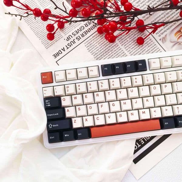128 Keys Double Shot PBT Keycap Set Profile for Gateron Cherry Mechanical MX Switches Gaming Keyboard S260430