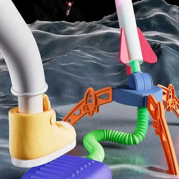 Children Jump Activated Foam Missile Catapult Toy Soft Flying Dart Step Pressed Outdoor Interactive Backyard Play Game For Girl X260504