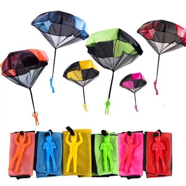 5-60pcs Parachute Toys for Boys Girls Throwing Toy Parachute Men Small Outdoor Flying ToysMini Army Men Parachute Toys X260504