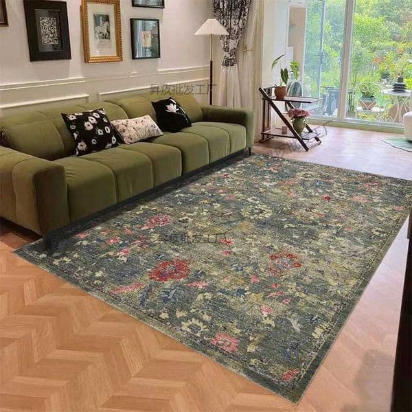 Bohemian-Style Outdoor Carpet for Anti-Mold Moisture-Proof and Dirt-Proof Summer Terrace Camping Mats Home Decoration Rugs J260504