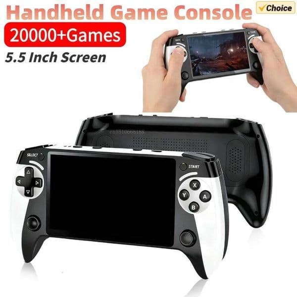 5.5 Inch Screen Gaming Retro Handheld Video Game Console for Kids and Adults S260504