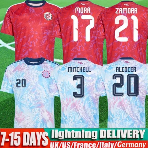 2026 Costa Rica soccer jerseys MEN KIT national team home away CONTRERAS CAMPBELL BENNETTE TEJEDA VENEGAS RUIZ AGUILERA SALAS 26 27 football shirt