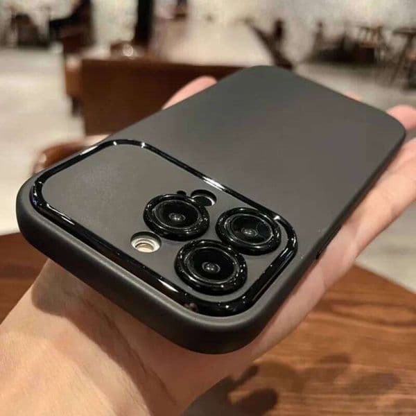Luxury Matte Soft Silicon Case for iPhone Air 16 E 15 14 Plus 13 12 11 Pro Max Seconds to 17 Shockproof Protection Full Cover 26L0504