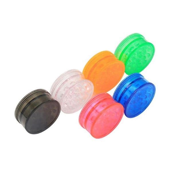 Smoking Pipes New 3-layer plastic cigarette grinder 60mm sharp toothed manual cigarette grinder shredder