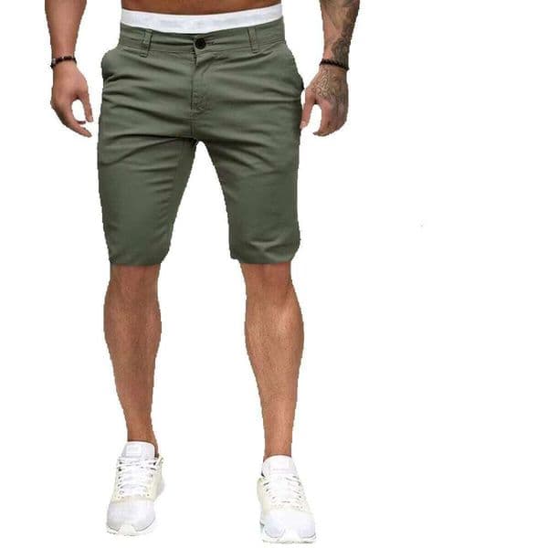 Summer New Casual Shorts for Men European and American Style Slim Fit Mens Color Shorts Z260522