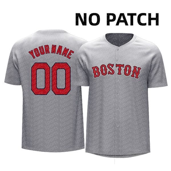 Customized NO PATCH men's retro baseball shirt, fashionable hip-hop embroidery, American baseball men's jersey