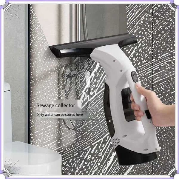 Multifunctional Electric Cordless Window Cleaner Machine White Cordless Rechargeable Automatic Portable Glass Cleaner Tools X260504 thumbnail 2