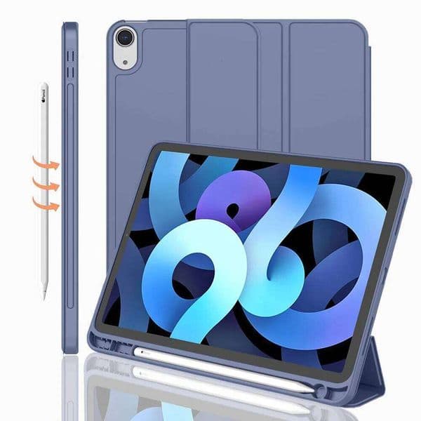 Pencil Slot Funda Case For air 1 A16 11th 10th Gen Cover iPad Air 4 5 10.9 13 7th 8th 9th 10.2 10.5 9.7 Pro 12.9 11 M4 26Y0504