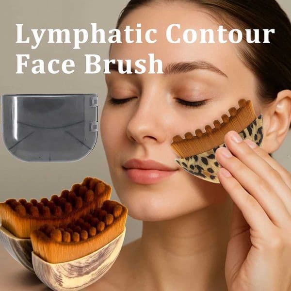 Portable Lymphatic Contour Face Brush Facial Sculpting Lymphatic Drainage Tool Lymphatic Drainage Massager Fit The Skin X260504