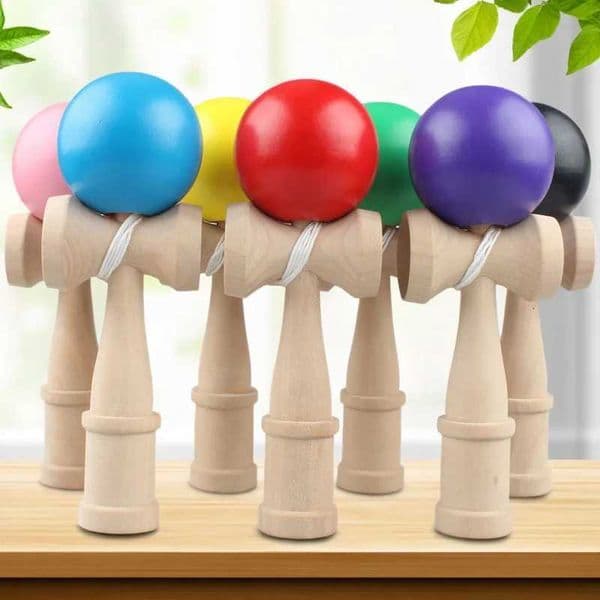 Wooden Toy Professional Skillful Train Eye-hand Coordination for Children Adults Outdoor Fun Juggling Sports Outdoor Fitness X260504