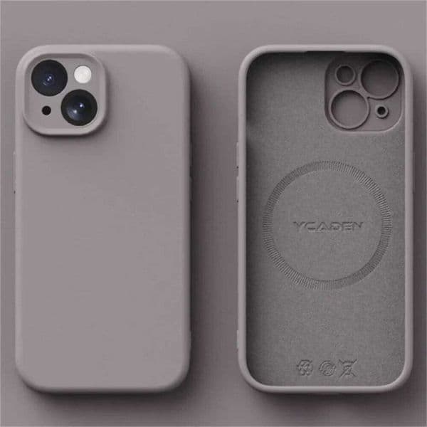 Liquid Silicone Case for iPhone 16 ProMax 15 Pro 14Pro Max 13 12 11 Magnetic wireless charging Soft Skin Smooth Cover Bumper 26L0504