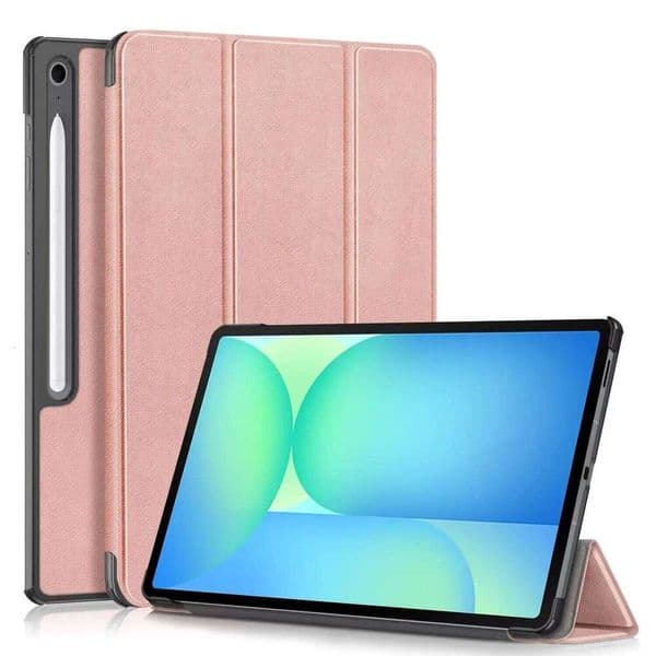 Tablet Case for Galaxy Tab S10 FE+ Plus SM-X620 13.1inch Protective Cover PU Leather Material Kickstand Function Shockproof 26Y0504