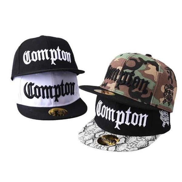 1PC Mens and womens Compton baseball caps Korean version of personalized hip-hop flat brim camouflage caps L260504