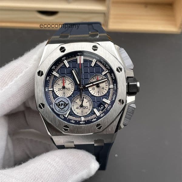 Top quality royals oak watch mens watch super clone watches 4401 mechanical movement designer watch sapphire glass 904L steel 41mm with box 44T4