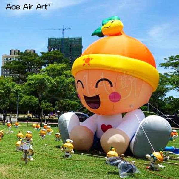 Free delivery Customized Inflatable Cartoon Model Balloon Different Style Airblown Character Model Adorable Mascot With Blower For Sale