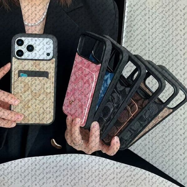 Designer IPhone 17 Mobile Cell Case IPhone 16promax Air 17promax 16plus 15 14 13 Pro Max 12 Women Men Cardholder Phone Cases Back Covers