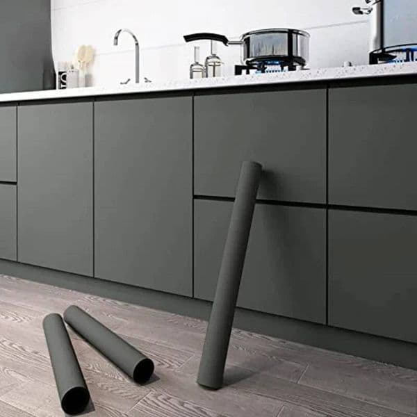10M Kitchen Oil Proof Wallpaper Waterproof Self-Adhesive Stickers Cabinet Renovation Formaldehyde-Free Mould-Proof Wall Decor