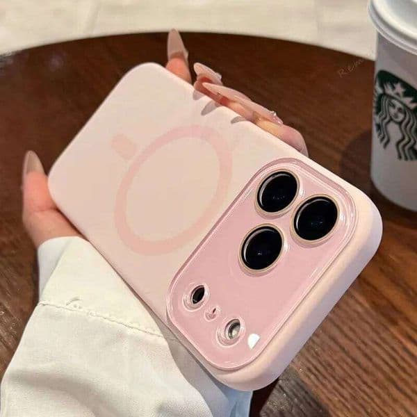 Liquid Silicone Magnetic Phone Case For iPhone Air 11 12 13 15 14 16 17 Pro Max for Wireless Charge Protector Cover 26L0504