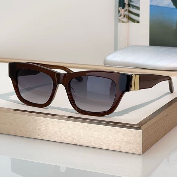 Sunglasses For Men Women Fashion 0506 Designer Summer Avant-Garde Goggles Catwalk Casual Style Anti-Ultraviolet UV400 Acetate Cateye Full Frame Glasses With Box