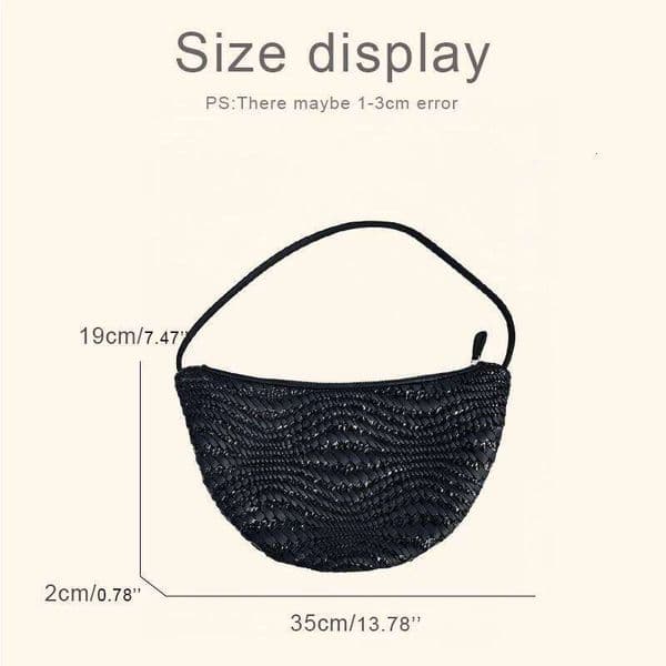 Hot Selling Leather Handwoven Slim Crescent Bags For Women Luxury Er Handbags And Purses 2026 New In Natural Cowhide Underarm Shoulder Luxury Bags PIERRELOUES