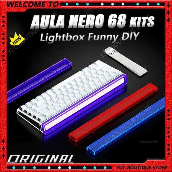 New AULA HERO 68HE/ULTRA Kits sticker Magnetic Switch Gaming Keyboard&Kits E-sport Custom Mechanical Wired Keyboard Accessories S260430