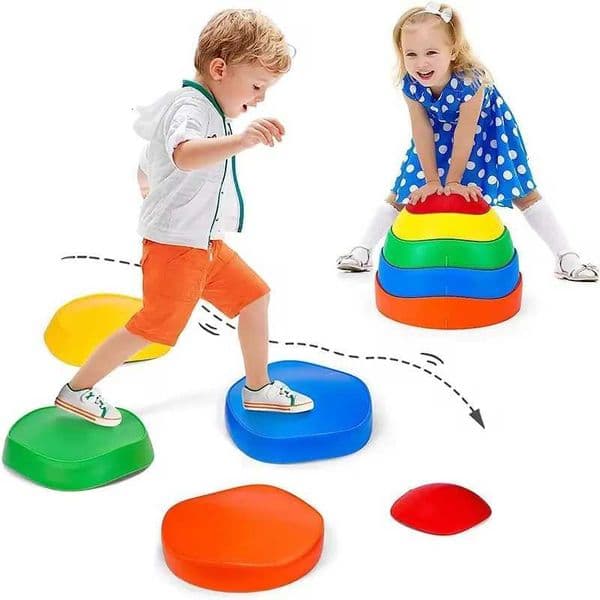 Trampling Stone Tactile Sensory Balance Training Stapstones Child Explorer Kit Outdoor Toy Children Explorers Stepping Stones X260504