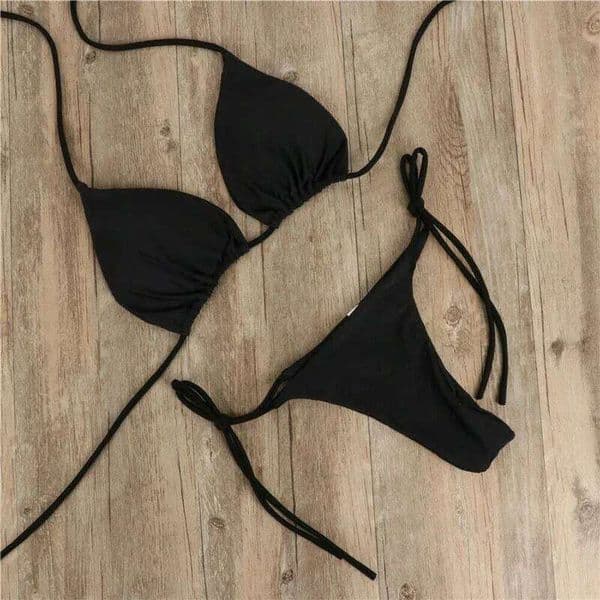 Summer Swimsuit Women Bikini Set Push-up Padded Bra Thong Two Pieces Swimwear Beachwear Bathing Suit Female Sexy Swimsuits 26L0505