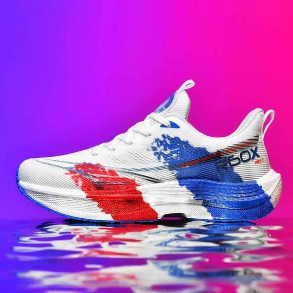 Men Casual Sports Running Shoes Carbon Board Marathon Training Breathable Women's Jogging Athletic Nonskid Walking Sneakers 26L0505