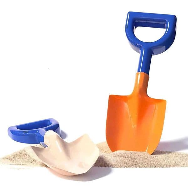 1/2PCS Children Beach Shovel or with Folding Bucket Kid Sand Pointed Toy Outdoor Play Water/Snow Game Summer Winter Gift X260504