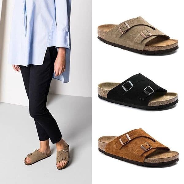 6 Styles B Designer Shoes Clogs Sandals Clog Slippers Cork Flat Outdoors Footbed Eva Suede Genuine Leather Slide Women Men Casual Trainers Flip Flops Gift Size 35-46