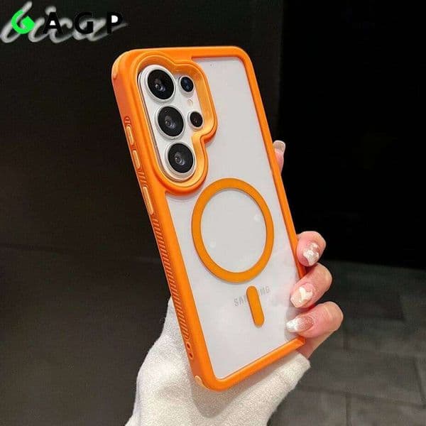 Acrylic Hard PC Case For Galaxy S26 S23 S25 S24 Ultra FE S22 Plus A56 A55 A54 A53 A36 A35 A17 A26 Cover 26L0505