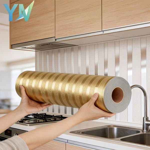 3D Stripe Grid Self Adhesive Wallpaper Peel And Stick For Bedroom Living Room TV Background Wall Home Decor Removable