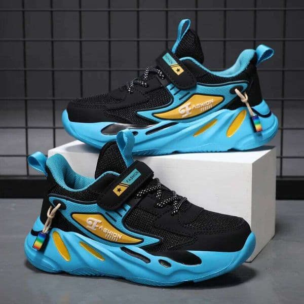 Children Boys Mesh Sports Shoes Breathable Non-slip For Girls Casual Running Walking Kid's Sneakers 26Y0505
