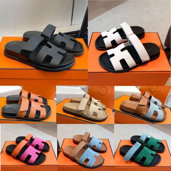 Chypre sandals with box designer sandals classic fashion slippers oran sandals top notch slipper luxurious outdoor leisure vacation beach flat fashion sandals 001