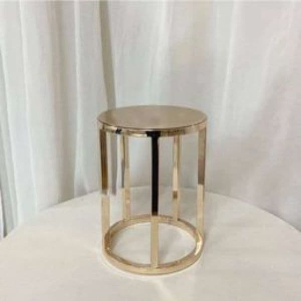 Wedding Party Gold Decorations Round Metal Cake Stand Set for Dessert Table