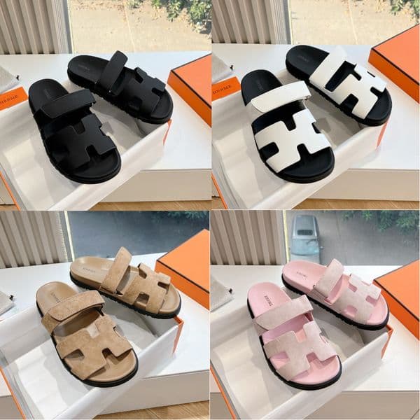 Chypre sandals with box designer sandals classic fashion slippers oran sandals top notch slipper luxurious outdoor leisure vacation beach flat fashion sandals 003