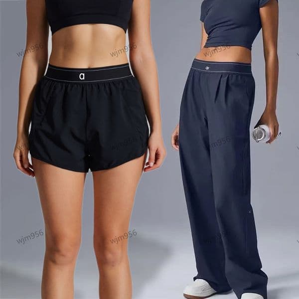 Yoga women high waist flare Pants sport shorts pants loose pants biker running shorts elastic waistband quick dry fitness athletic wear workout jumper Sweatpants