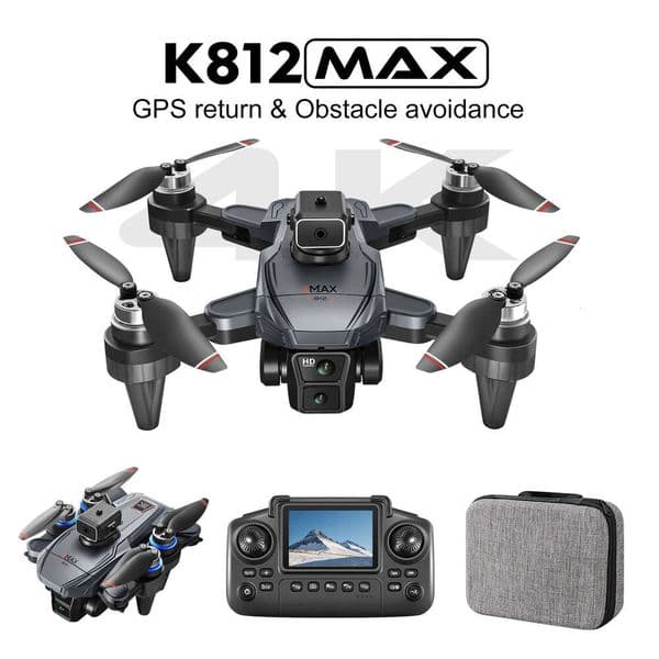 K812max Brushless Screen-Controlled Quadcopter HD Photography Drone GPS Return With Obstacle Avoidance Aerial Camera Kuhangxin 1626-55-1442