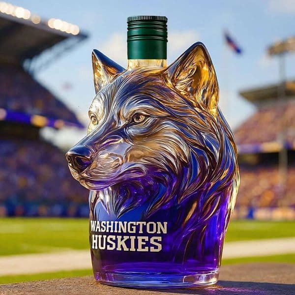 2026 New Cross-Border New Hot-Selling Animal Husky Colorful Whiskey Bottle Wine Set Free Shipping