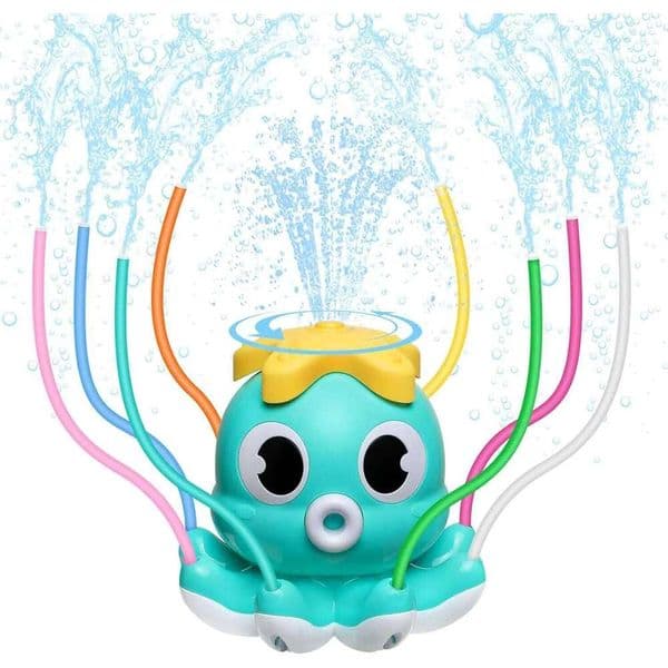 Octopus Spray Outdoor Backyard Garden Water Toys Summer Yard Cartoon Splash Sprinkler Baby Bath Toy for Kids 26W0505
