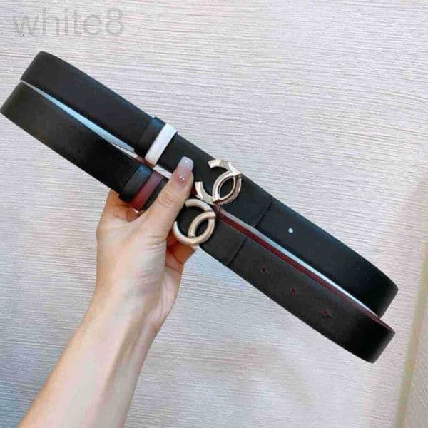 Designer Basic & Casual Dresses High-end Style Women's Belt Double-sided Calfskin Professional Temperament Versatile Waist Belt 4BTO