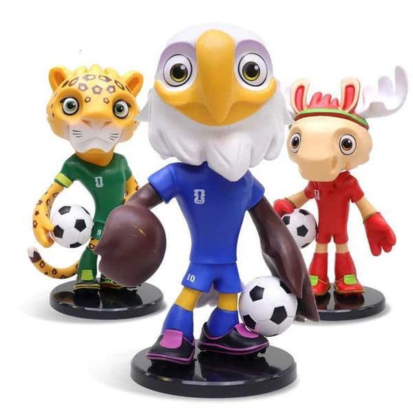 Panini 2026 Soccer Mascot Jaguar Figure Mini Doll Collectible Keepsake Gift Premium Ornament For Fans X260504