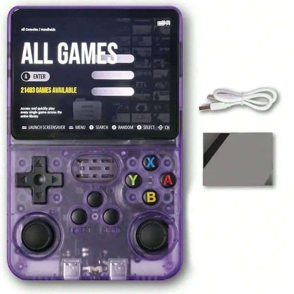 R36S Handheld Linux System 3.5-inch IPS Screen 64G 20000+ Games Portable Pocket Game Console S260504