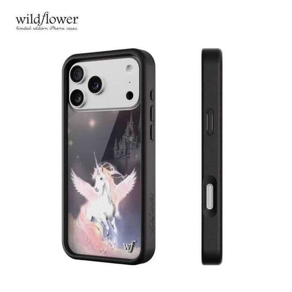Wildflower Unicorn Mazzy Joya Phone Case for iPhone 12 13 14 15 16 17 Pro Max Plus Air 17ProMax Pegasus Castle shockproof Cover 26H0505