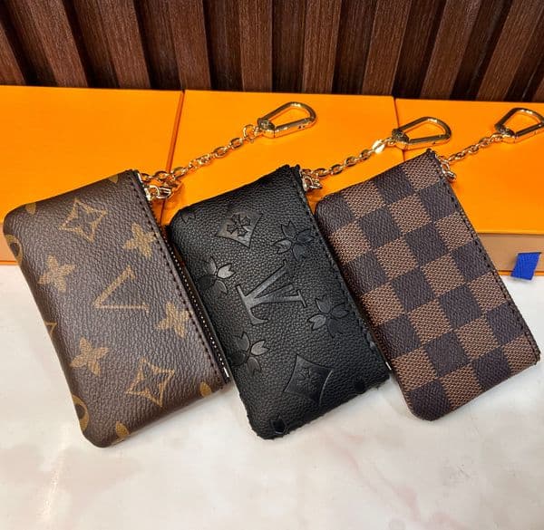 KEY POUCH Designers Mini Wallet Fashion Womens Mens Keychain Ring Credit Card Holder Coin Purse Luxury M62650 w box wallet Q260518