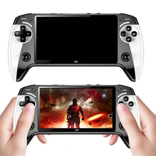 X9 Pocket Video Game Console 5.5 inch HD Large Screen Type-C Charging Portable Gaming Player Built in 9 Emulators & 3000 Games S260504