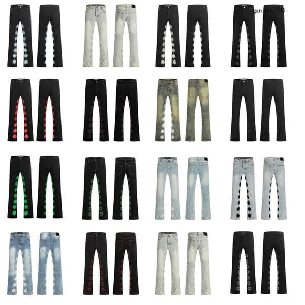 Tt Designer LOSTSHDWS Mens Jeans Fashion Ripped Joggers Slim Fit Pants EmbroideredDenims Trousers High Street Hip Hop joggers LOSTSHDWS Fashion Flared Jeans 3f c5