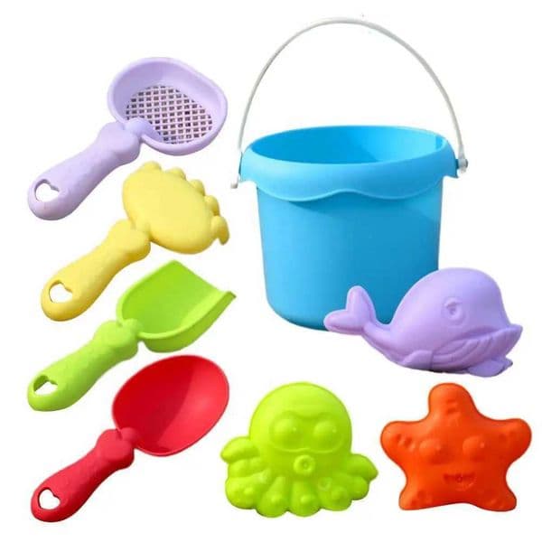 Childrens Beach Toy Set ATV Sand Digging and Water Toy Beach Bucket Hourglass Shovel Beach Sand Play Tool Beach Toy X260504
